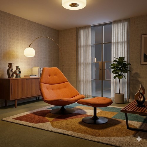 Fauteuil artifort f588 - fauteuil, vintage