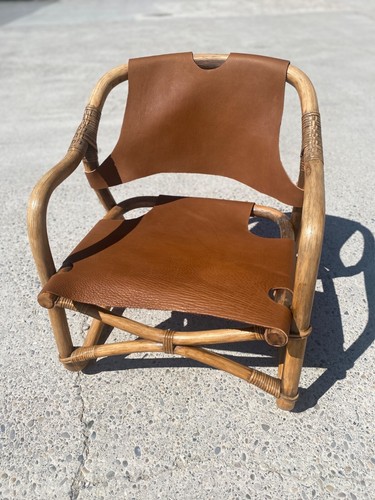 Fauteuil safari mid century - safari, en