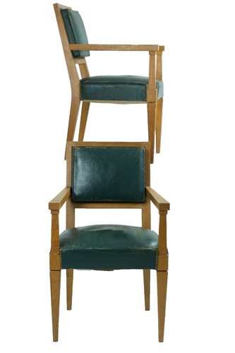 Ancienne paire fauteuil - ancienne, de