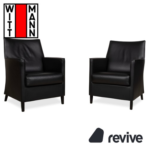 Wittmann set cuir fauteuils - set, 2